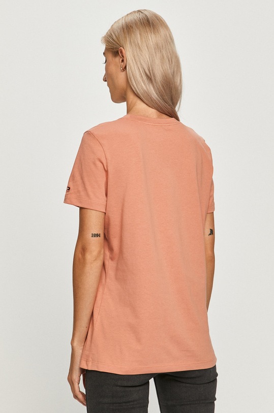 Îmbrăcăminte Tommy Hilfiger - Tricou WW0WW28681 portocaliu
