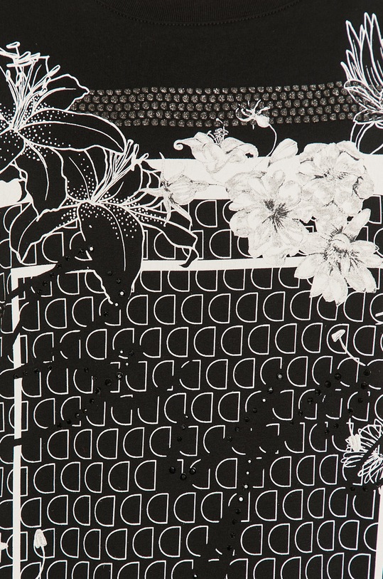 Desigual - Tricou 20WWTK86 negru