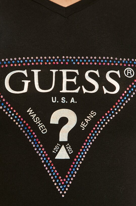 Guess - Tričko W0BI63.J1300 čierna
