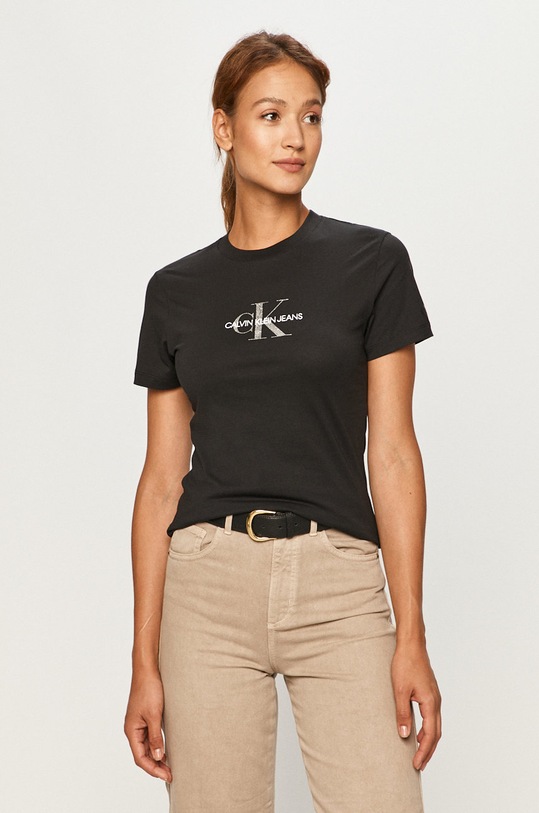 Calvin Klein Jeans - Tricou print negru J20J214787