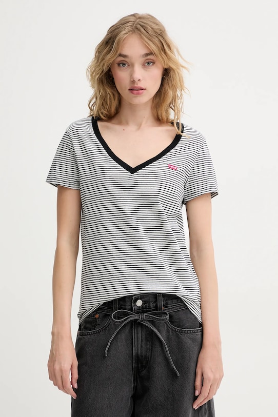 Levi's - Tričko pásiky čierna 85341.0004