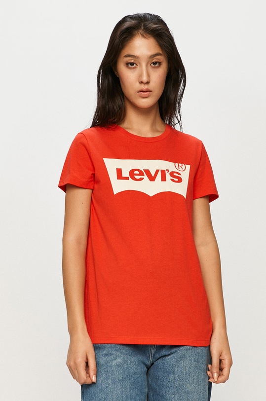 Levi's - Tricou print rosu 17369.1082