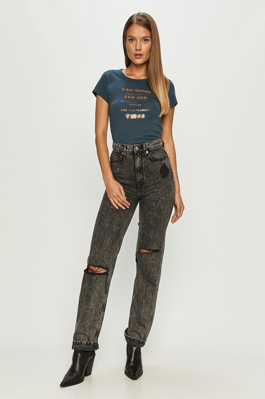 G-Star - Тениска D17853.4107.1605 тъмносин AW20
