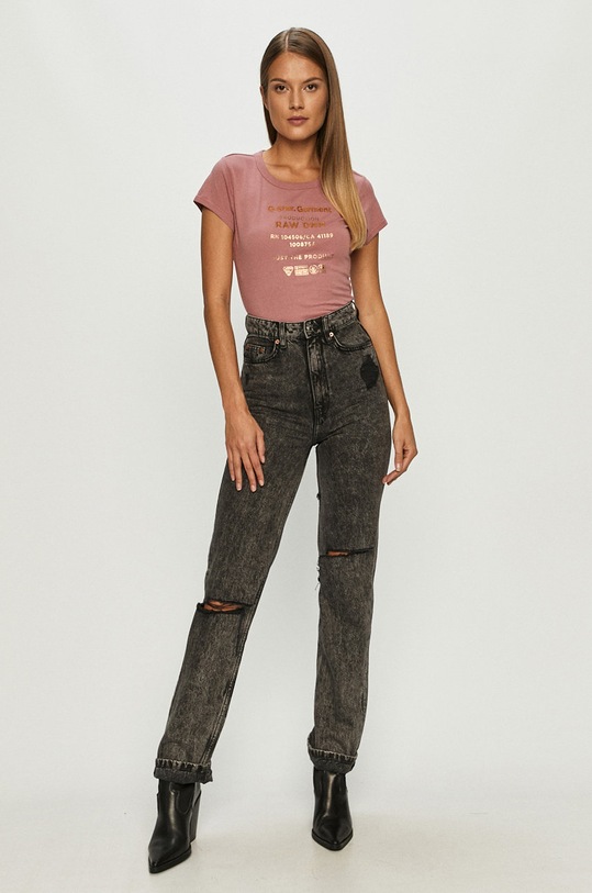 G-Star tricou D17853.4107.B112 roz AW20