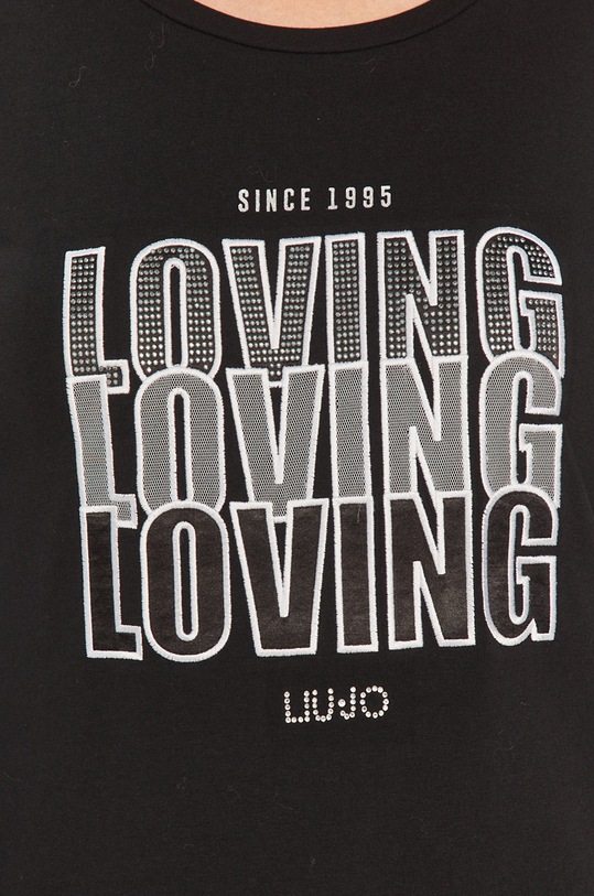 Liu Jo - Tričko s dlhým rukávom TF0137.J0088 čierna