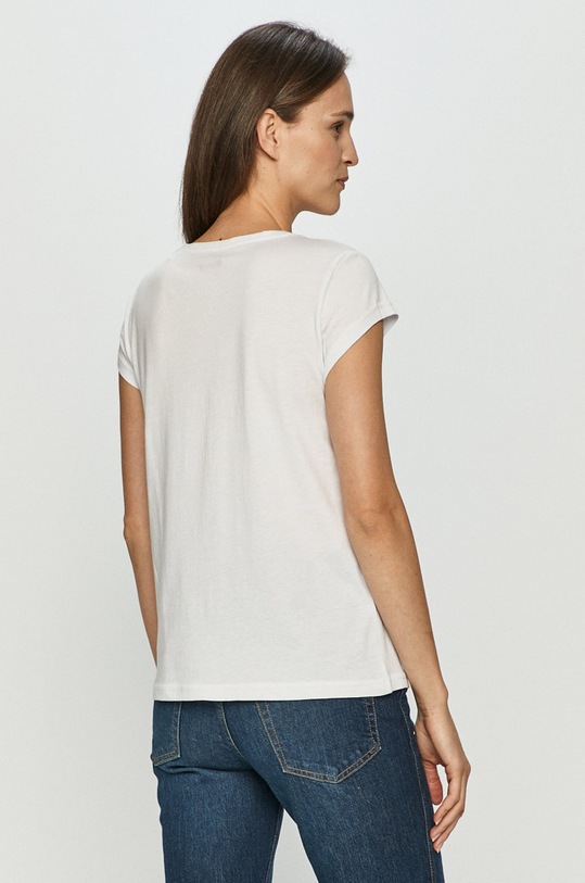 Oblečenie Mustang - Tričko 1010370.2045 biela