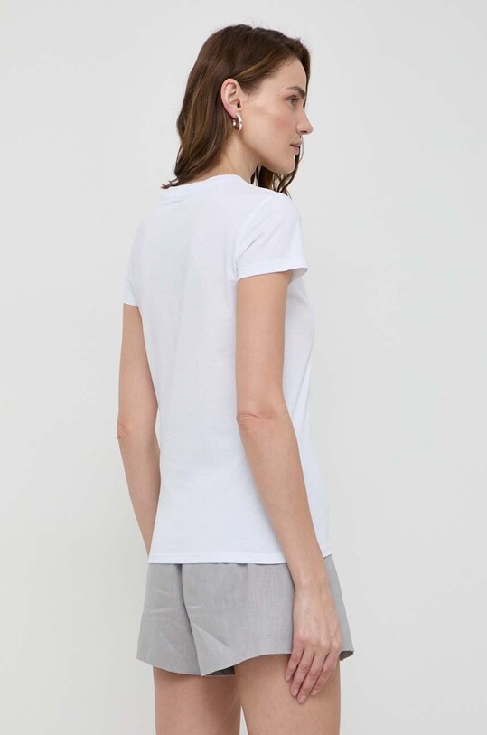 Oblečenie Bavlnené tričko Armani Exchange 8NYTDL.YJ73Z biela