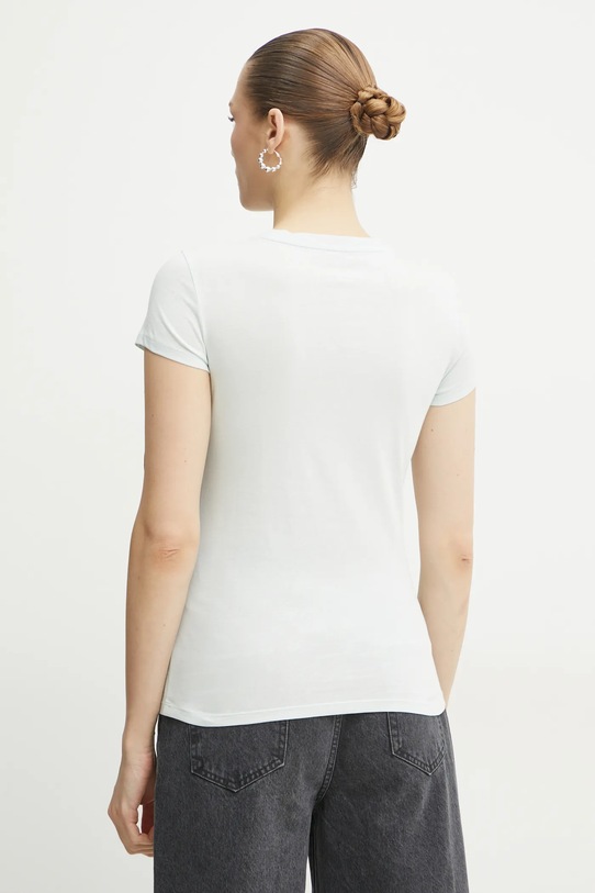 Odzież Armani Exchange t-shirt bawełniany 8NYTDL.YJ73Z turkusowy