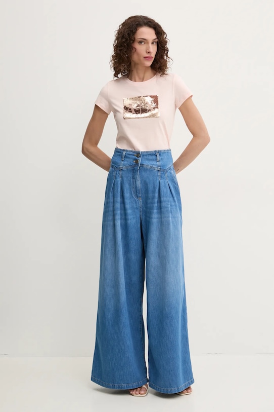 Хлопковая футболка Armani Exchange 8NYTDL.YJ73Z оранжевый SS25