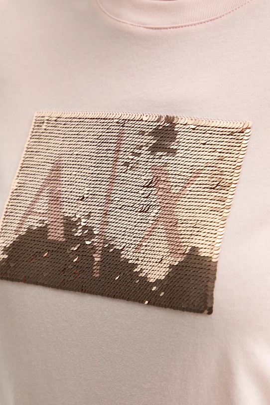 Хлопковая футболка Armani Exchange 8NYTDL.YJ73Z оранжевый