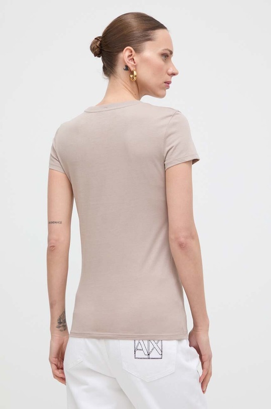 Odzież Armani Exchange t-shirt bawełniany 8NYTDL.YJ73Z beżowy