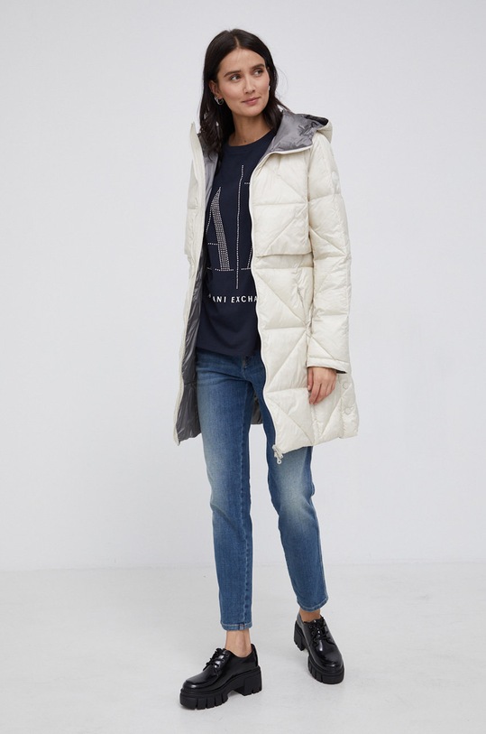 Armani Exchange - Tričko 8NYTDX.YJG3Z námořnická modř AA00