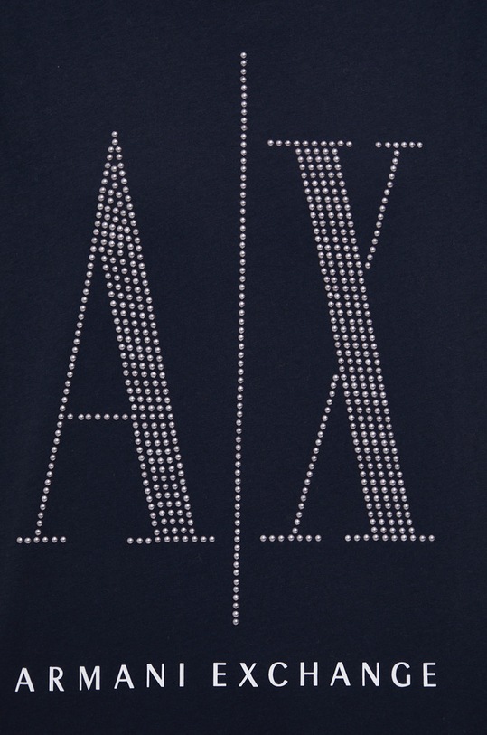 Armani Exchange - Tričko 8NYTDX.YJG3Z námořnická modř