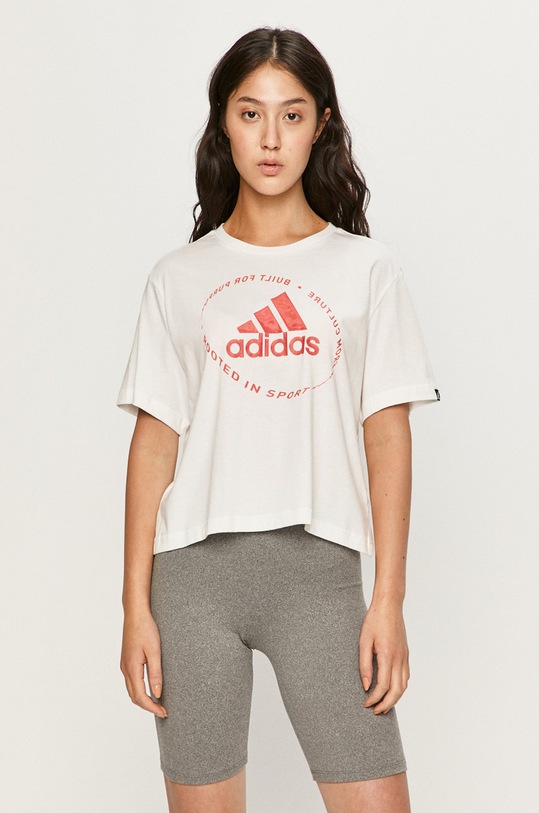 adidas - Tricou GD4980 alb GD4980