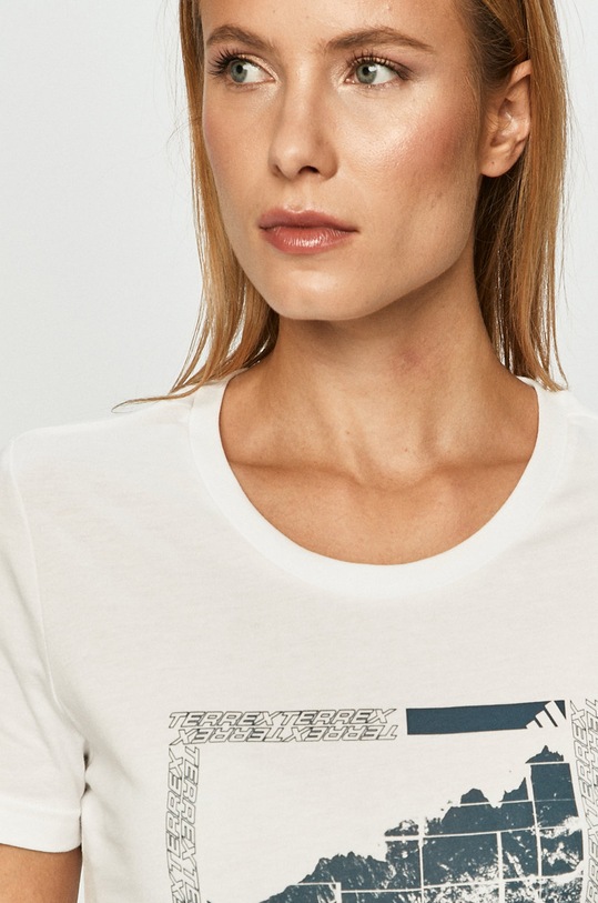 adidas Performance - T-shirt GK7351 biały GK7351