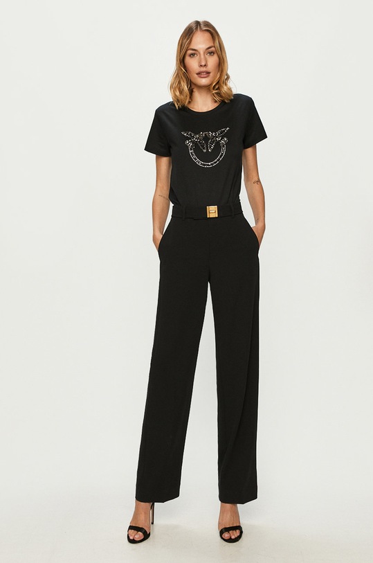 Pinko - Tricou 1G15GE.Y4LX negru AW20