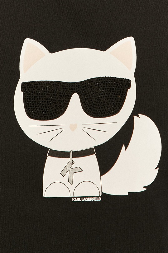 Karl Lagerfeld - Tricou 205W1706 negru