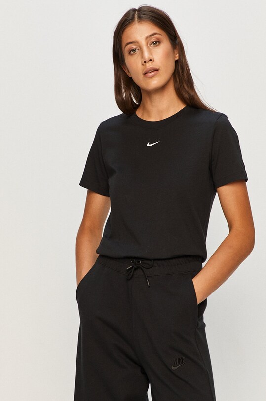 Nike Sportswear T-shirt bawełna czarny CZ7339