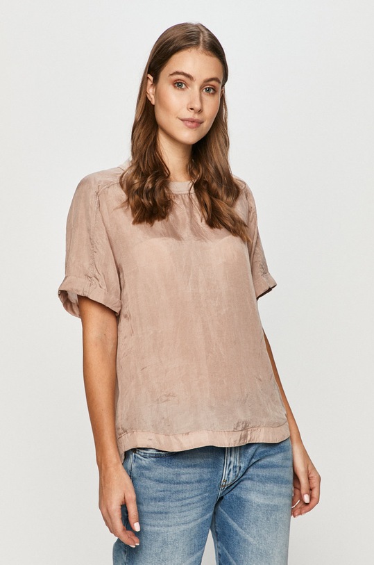 G-Star tricou uni roz D17065.C292.B436