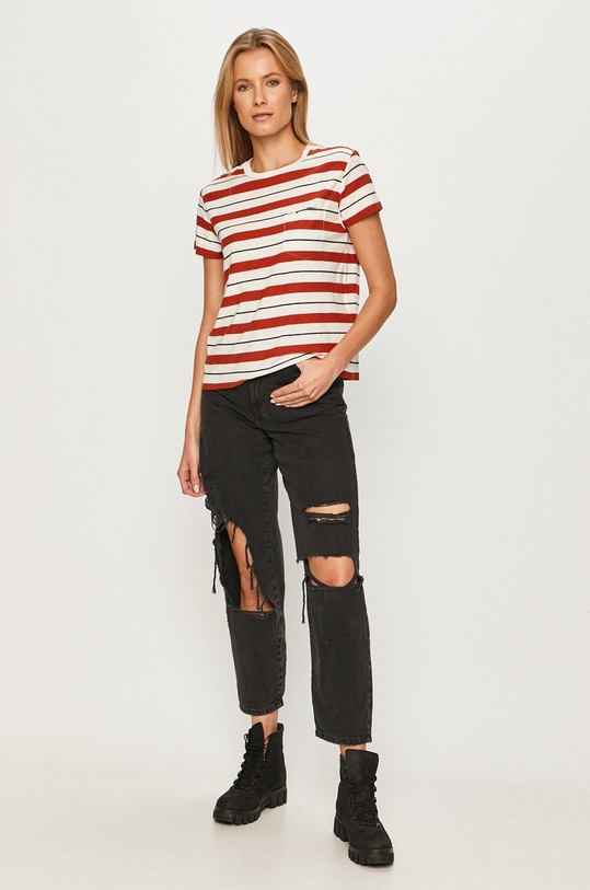 Lee - Tričko L40RYHOE biela AW20