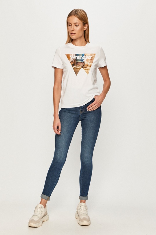 Wrangler - Футболка W7N9FK989 белый AW20