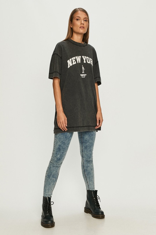 Tally Weijl - Tricou STSCOCAPIE6 gri AW20