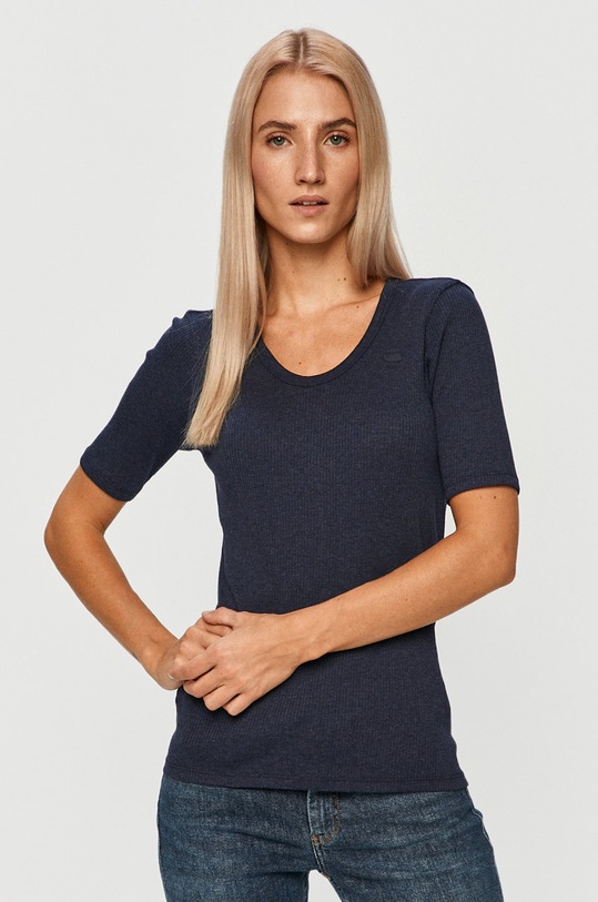 G-Star - Tričko okrúhly tmavomodrá D16271.C084.B239