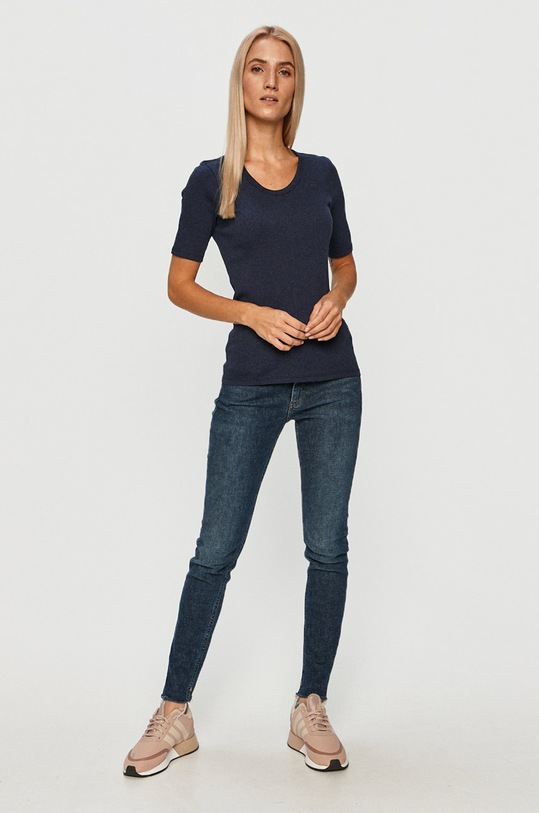 G-Star - Tričko D16271.C084.B239 tmavomodrá AW20