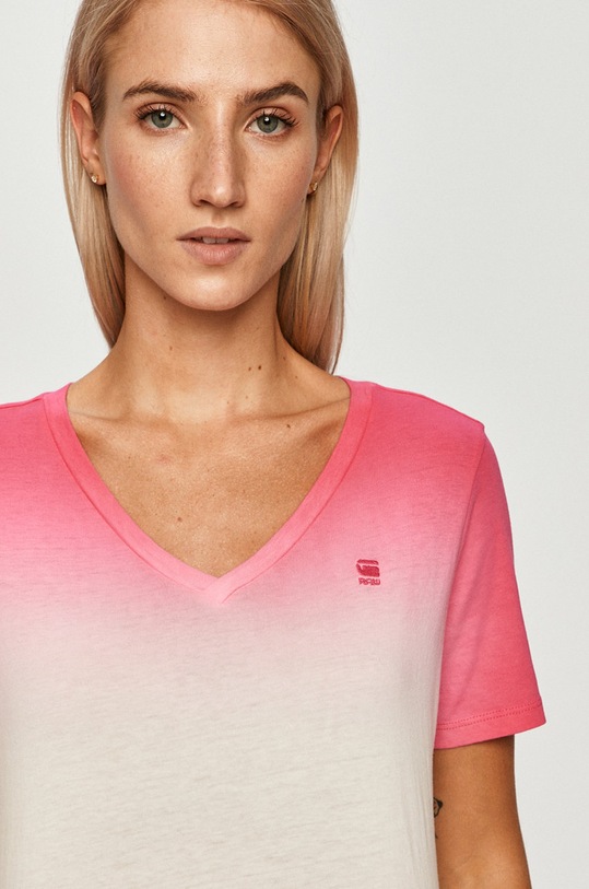 G-Star tricou cu modele alb D16903.B059.B421