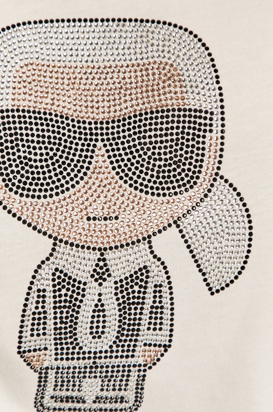 Karl Lagerfeld - Tričko 205W1704 bílá