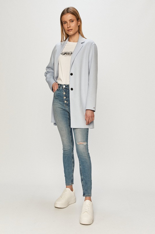 Tommy Hilfiger - Tričko WW0WW28295 biela AW20