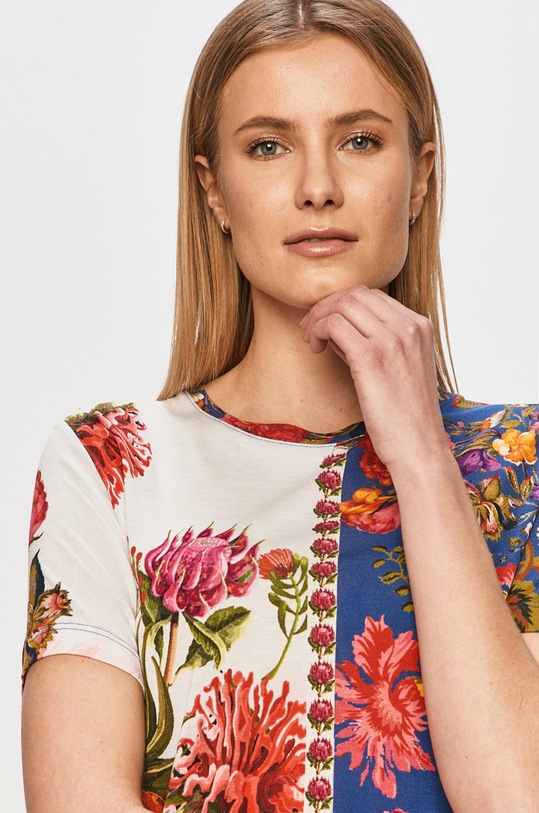 Desigual - Tričko viacfarebná 20SWTKY9