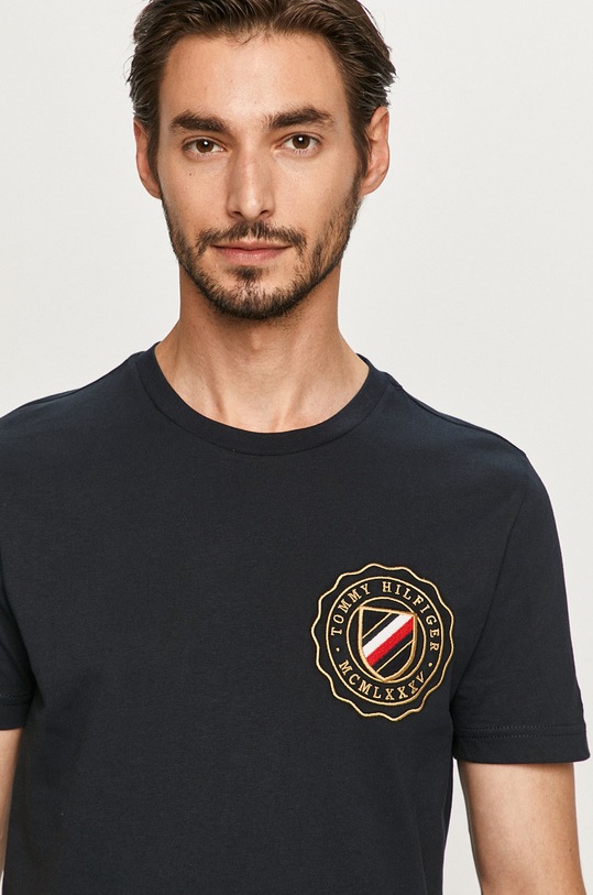 Tommy Hilfiger - Tricou bleumarin MW0MW14321