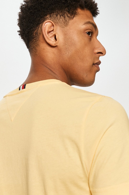 Tommy Hilfiger - T-shirt MW0MW14313 żółty