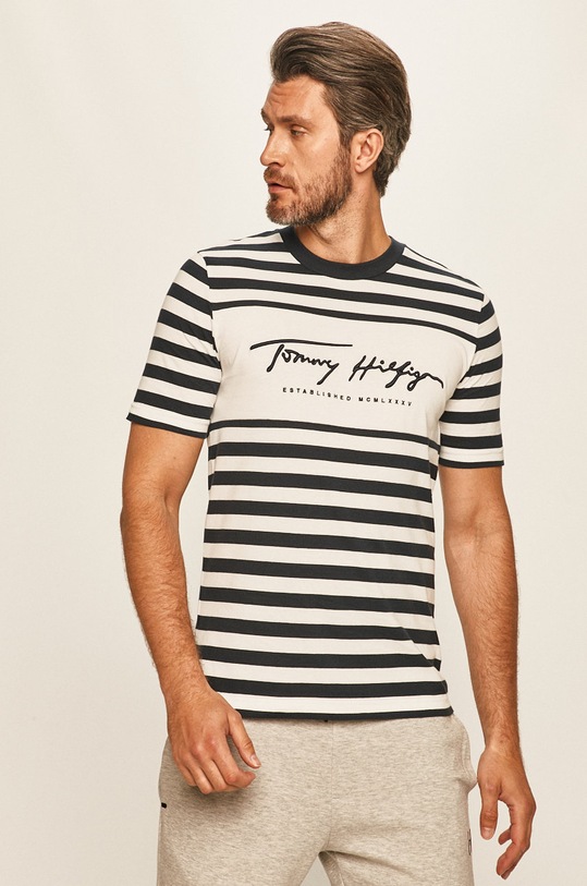 Tommy Hilfiger - Tričko regular vícebarevná MW0MW14309