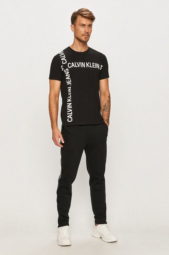 Calvin Klein Jeans - Tricou J30J315722 negru AW20