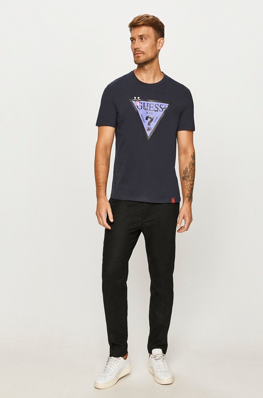Guess Jeans - Tričko M0YI51.I3Z00 tmavomodrá AW20