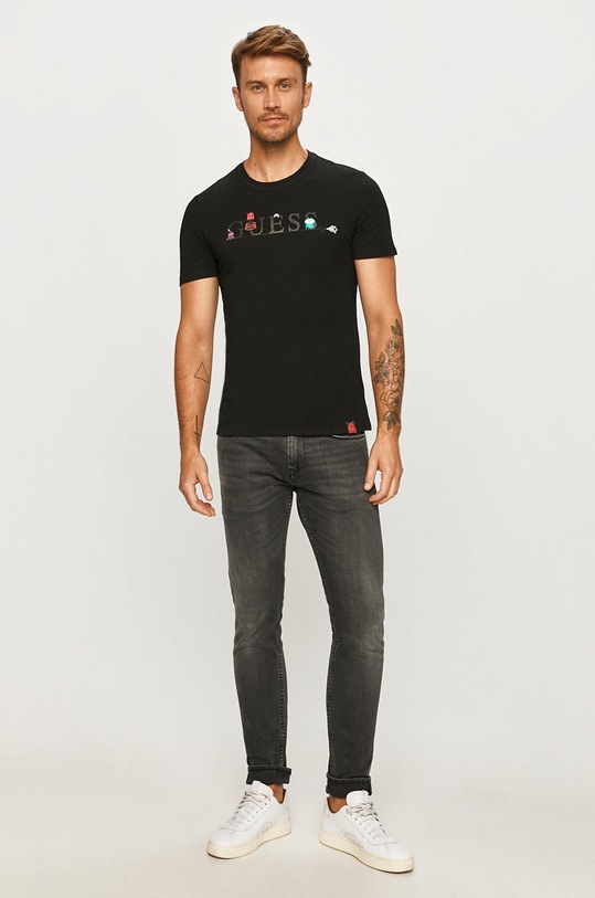 Guess Jeans - Tričko M0YI48.I3Z00 čierna AW20