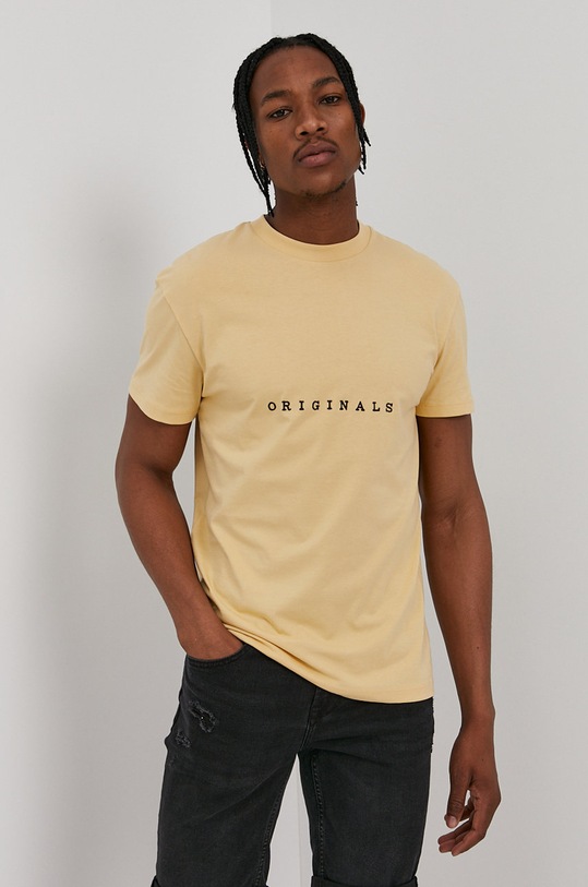 Jack & Jones T-shirt regular żółty 12176780