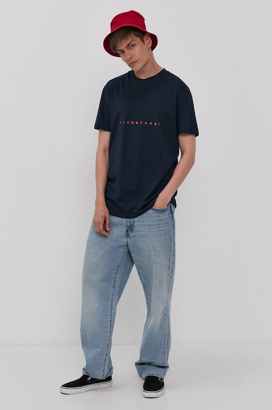 Tričko Jack & Jones 12176780 tmavomodrá AA00