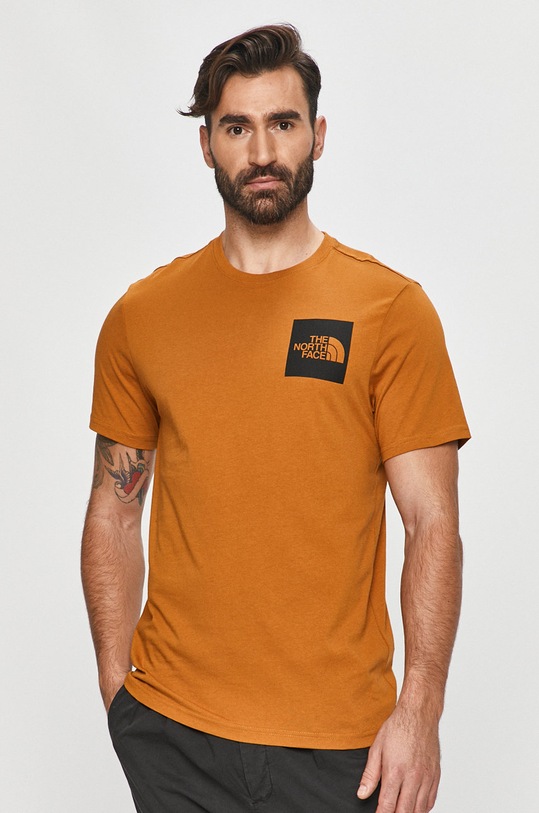 The North Face - Tričko hladký oranžová NF00CEQ5VC71