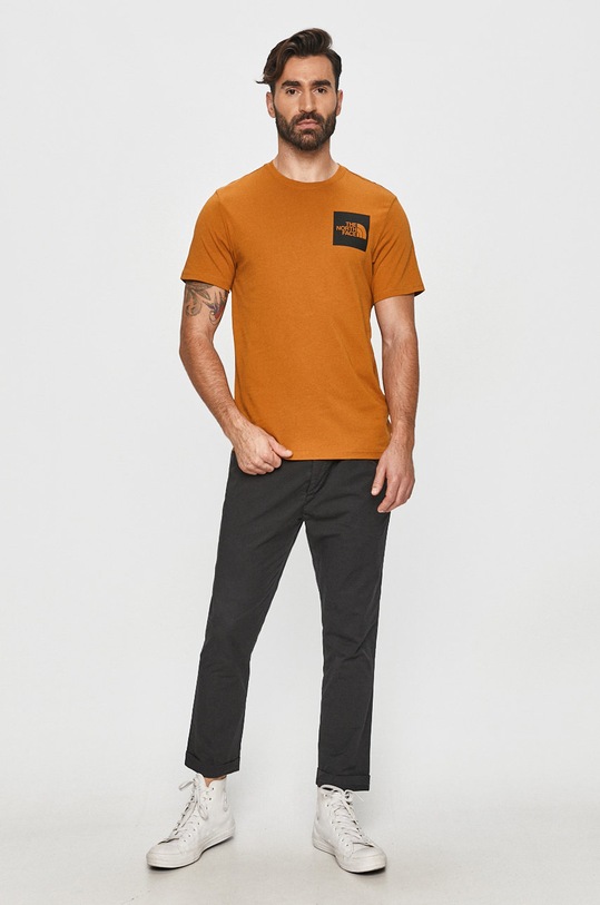 The North Face - Tricou NF00CEQ5VC71 portocaliu AW20