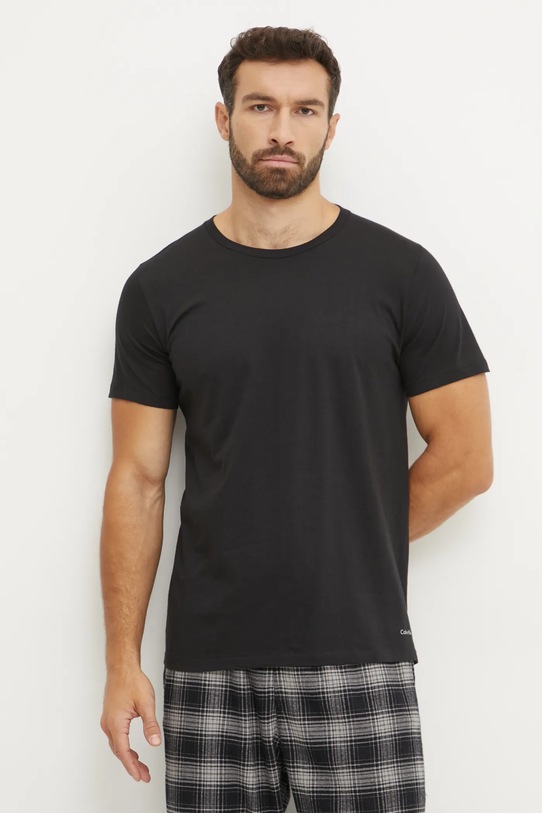 Calvin Klein Underwear - T-shirt (3-pack) bawełna czarny 000NB4011E