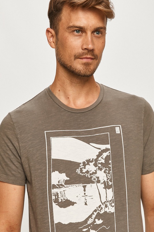 Pepe Jeans - Tričko Slater šedá PM507285