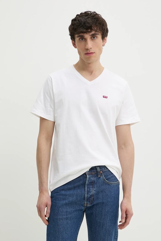 Levi's - Tricou uni alb 85641.0000