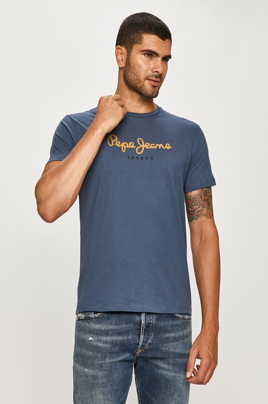 Pepe Jeans - Tričko Eggo potlač fialová PM500465.575