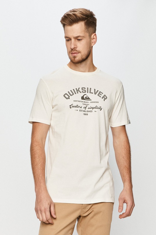 Quiksilver - Tričko potisk bílá EQYZT06055