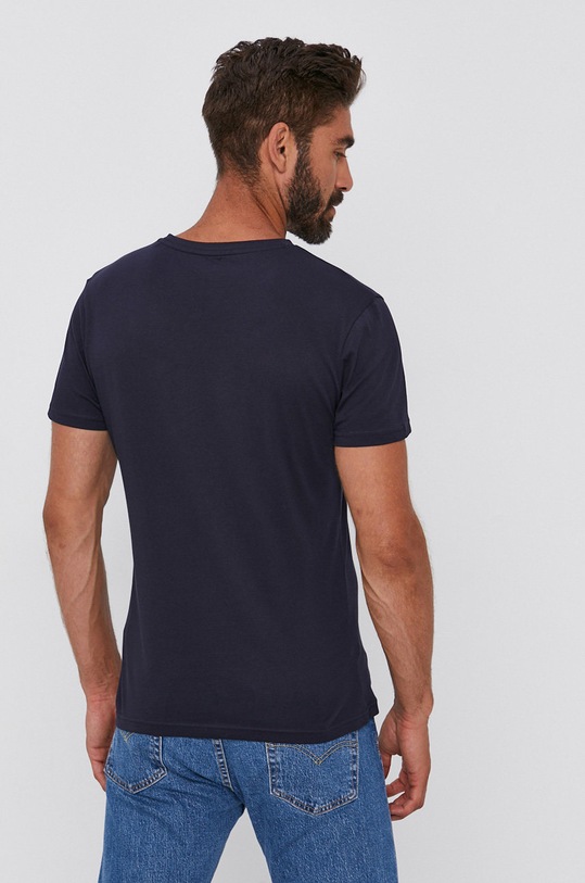 Oblečení Bavlněné tričko Tommy Hilfiger UM0UM02011 námořnická modř