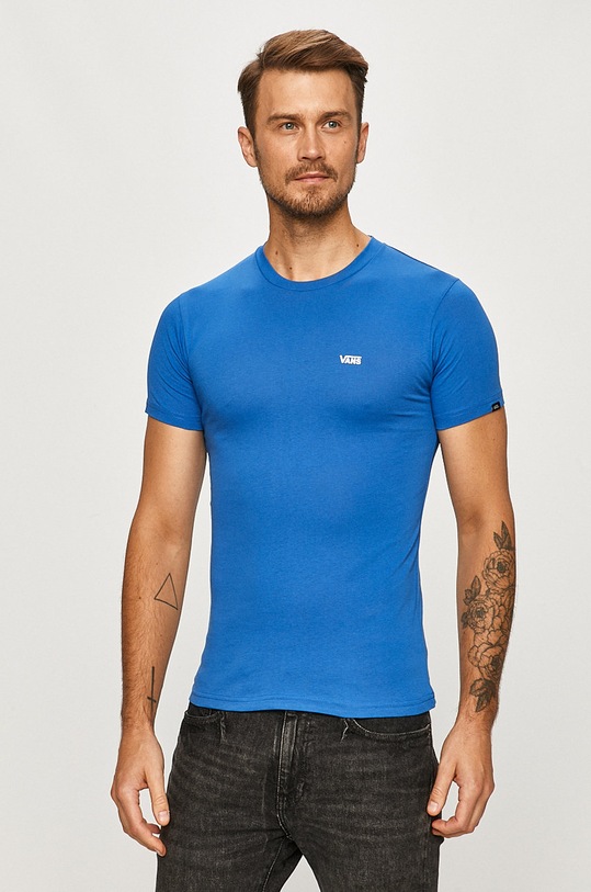 Vans - Tričko hladký modrá VN0A3CZERYB1