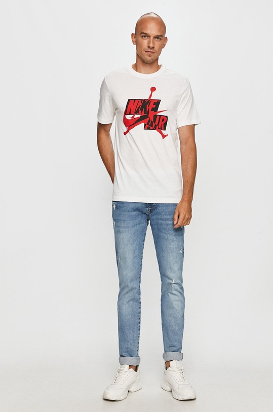 Jordan - T-shirt CU9570 biały AW20